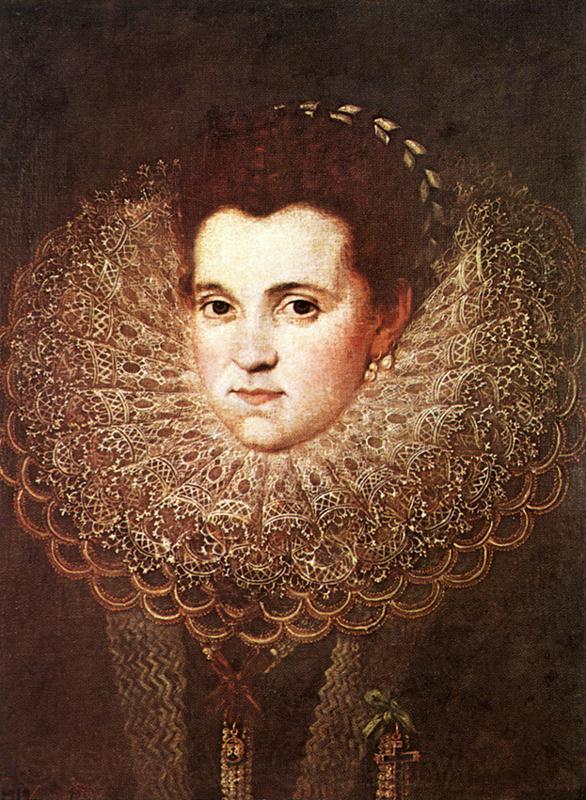 PANTOJA DE LA CRUZ, Juan Portrait of a Woman dh Spain oil painting art